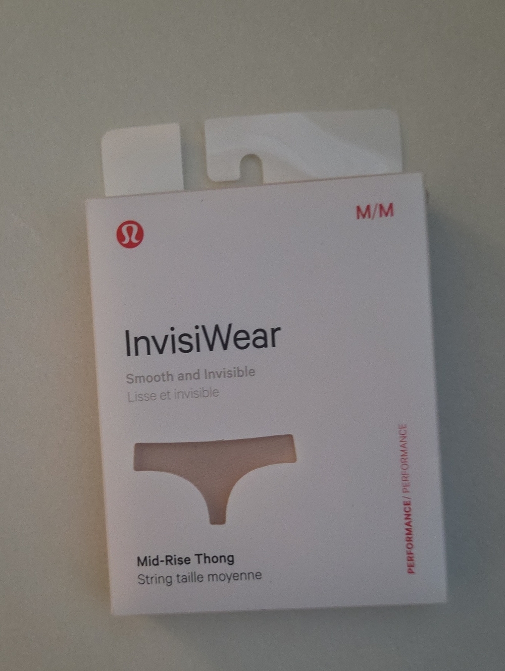 lululemon InvisiWear Mid-Rise Thong - Nude
